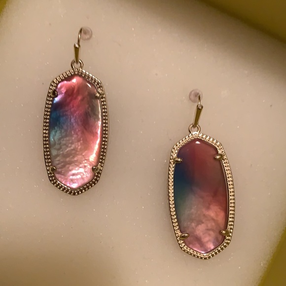 Kendra Scott Elle Watercolor illusion in Gold - Picture 5 of 6